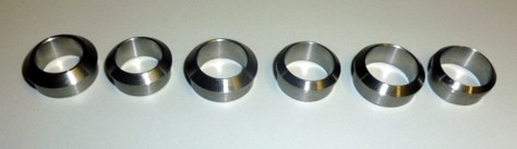 Stainless steel winding checks of 18mm en 20mm