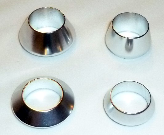 Reelhouder ringen hoog model - Zilver
