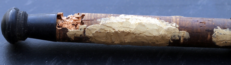 Cork damaged